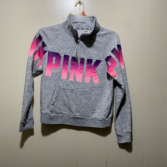 Pink Victoria’s Secret fleece jacket size M - Picture 12 of 16